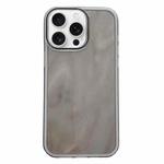 For iPhone 16 Pro Quicksand Texture Glitter TPU Hybrid PC Phone Case(Black)