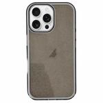For iPhone 11 Pro Max IMD 3 in 1 Glitter TPU Hybrid PC Phone Case(Black)