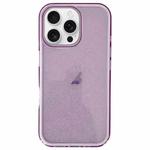 For iPhone 11 Pro Max IMD 3 in 1 Glitter TPU Hybrid PC Phone Case(Purple)