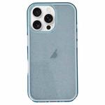 For iPhone 14 Pro IMD 3 in 1 Glitter TPU Hybrid PC Phone Case(Blue)