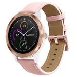 For Huawei Watch GT5 41mm Rose Gold Buckle Leather Watch Band(Pink)