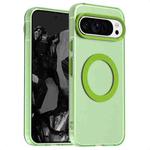 For Google Pixel 9 Pro XL Candy Magsafe PC Hybrid TPU Phone Case(Green)