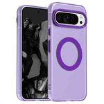 For Google Pixel 9 Pro XL Candy Magsafe PC Hybrid TPU Phone Case(Purple)