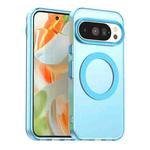 For Google Pixel 10 Pro XL Candy Magsafe PC Hybrid TPU Phone Case(Blue)