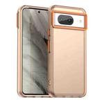 For Google Pixel 8 Candy PC Hybrid TPU Shockproof Phone Case(Orange)