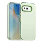 For Google Pixel 9a Candy PC Hybrid TPU Shockproof Phone Case(Green)