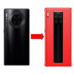 For Huawei Mate 30 Pro Genuine Leather Shockproof Protective Case(Red)