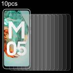 For Samsung Galaxy M05 / F05 10pcs 0.26mm 9H 2.5D Tempered Glass Film