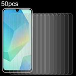 For Samsung Galaxy A17 5G 50pcs 0.26mm 9H 2.5D Tempered Glass Film