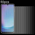 For Samsung Galaxy A25e 50pcs 0.26mm 9H 2.5D Tempered Glass Film