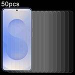 For Samsung Galaxy S25 FE 5G 50pcs 0.26mm 9H 2.5D Tempered Glass Film