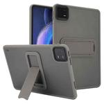 For Xiaomi Pad 6 / Pad 6 Pro Skin Feel Holder PC Hybrid TPU Tablet Case(Grey)