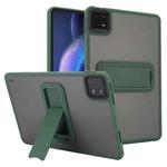 For Xiaomi Pad 6 / Pad 6 Pro Skin Feel Holder PC Hybrid TPU Tablet Case(Dark Green)