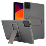 For Xiaomi Redmi Pad SE 11 Skin Feel Holder PC Hybrid TPU Tablet Case(Grey)