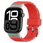 For Apple Watch 42mm / 41mm / 40mm / 38mm Trailblazer Silicone Watch Band(Red)