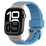 For Apple Watch 42mm / 41mm / 40mm / 38mm Trailblazer Silicone Watch Band(Premium Blue)