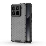 For Xiaomi 15 Pro 5G Honeycomb Shockproof Phone Case(Black)