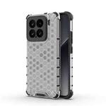 For Xiaomi 15 5G Honeycomb Shockproof Phone Case(White)