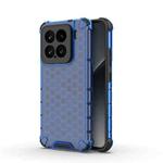 For Xiaomi 15 5G Honeycomb Shockproof Phone Case(Blue)