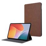 For Infinix Xpad TPU Flip Tablet Protective Leather Case(Brown)