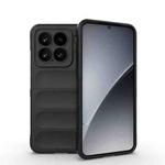 For Xiaomi 15 5G Magic Shield TPU + Flannel Phone Case(Black)