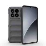 For Xiaomi 15 5G Magic Shield TPU + Flannel Phone Case(Dark Grey)