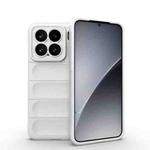 For Xiaomi 15 5G Magic Shield TPU + Flannel Phone Case(White)