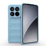 For Xiaomi 15 Pro 5G Magic Shield TPU + Flannel Phone Case(Light Blue)