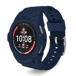 For Samsung Galaxy Watch 7 44mm Integrated TPU Watch Band(Midnight Blue)