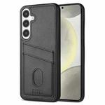 For Samsung Galaxy S24+ 5G AZNS K1 Series Card Slot Business Phone Case(Black)