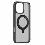 For iPhone 16 Pro Baseus SkyRing Series 360 Ring Holder Magsafe Phone Case(Matte Black)