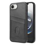 For iPhone 16e AZNS K1 Series Card Slot Business Phone Case(Black)
