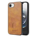 For iPhone 16e AZNS K1 Series Card Slot Business Phone Case(Yellow)
