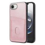 For iPhone 16e AZNS K1 Series Card Slot Business Phone Case(Pink)