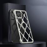 For iPhone 13 Holder Metal Phone Case(Titanium)