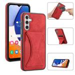For Samsung Galaxy A15 Ultra-thin Shockproof Phone Protective Case with Holder(Red)
