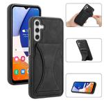 For Samsung Galaxy A15 Ultra-thin Shockproof Phone Protective Case with Holder(Black)