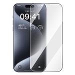 For iPhone 15 Pro Baseus Crystalline Series 2pcs Full-Coverage HD Tempered Glass Screen Protector(Transparent)