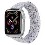 For Apple Watch 46mm / 49mm / 45mm / 44mm Stretch Rope Square Resin Watch Band(Crack)
