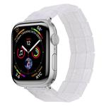 For Apple Watch 42mm / 41mm / 40mm / 38mm Stretch Rope Square Resin Watch Band(Fluorescent)