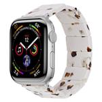 For Apple Watch 42mm / 41mm / 40mm / 38mm Stretch Rope Square Resin Watch Band(Nougat)