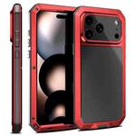 For iPhone 17 Pro Shockproof IP54 Life Waterproof Phone Case(Red)