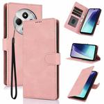 For Redmi 14C 4G Fantasy Skin-feel Calfskin Texture Leather Phone Case(Pink)