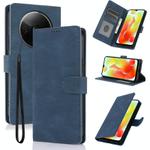 For Redmi A3 4G Global Fantasy Skin-feel Calfskin Texture Leather Phone Case(Blue)