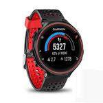 For Garmin Forerunner 235 Two-color Watch Band(Black Red)