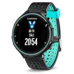 For Garmin Forerunner 235 Two-color Watch Band(Black Mint Green)