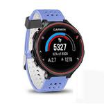 For Garmin Forerunner 235 Two-color Watch Band(Light Blue White)