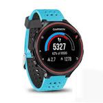 For Garmin Forerunner 235 Two-color Watch Band(Sky Blue Black)
