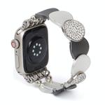 For Apple Watch 46mm / 49mm / 45mm / 44mm Alloy Chain Metal Watch Band(Silver Grey)