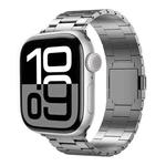 For Apple Watch 42mm / 41mm / 40mm / 38mm Tri-beads Magnetic Titanium Alloy Watch Band(Grey)